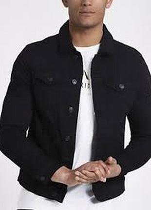 Стильный джинсовый пиджак zara m