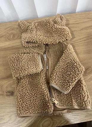Шубка дитяча тедді осінь