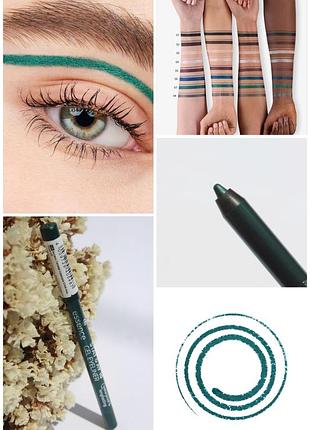 Гелевий зелений смарагдовий олівець для очей есенс essence stay play gel eyeliner ізумрудний 07 emerald dragon
