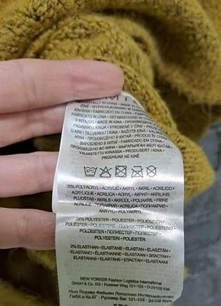 Женское вязаное платье-свитер