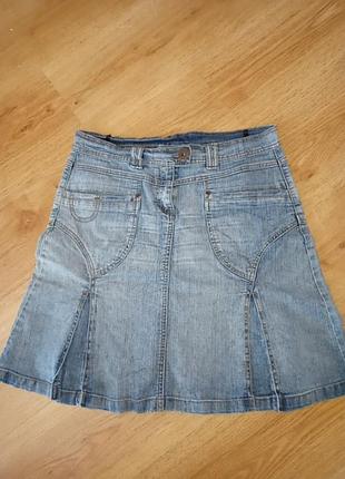 Спідниця джинсова жіноча міні на літо