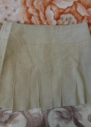 Кожаная юбка