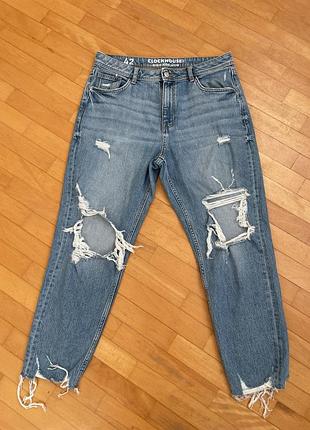 Женские рваные джинсы ,жіночі джинси скинни,джинсы скинни