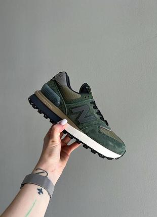 New balance 574 legacy x stone island green