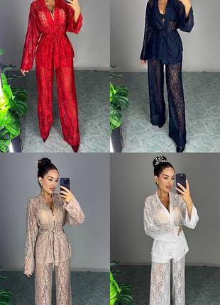 Ексклюзивний гіпюровий костюм