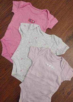 Бодики 62 размер. боди для девочки. бодик с коротким рукавом. летние бодики