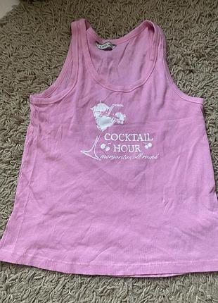 Майка котон в рубчик cherokee