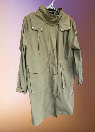 Хакі парка defacto, розмір s, оверсайз, демісезон