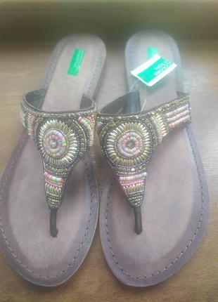 Шлепки жен кожа нат 39