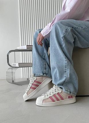 🌺женские кроссовки adidas superstar cappuccino /комфорт и стиль каждый день!