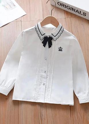 Блуза біла для дівчинки