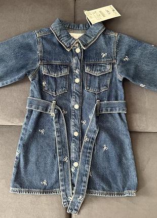 Джинсова сукня zara 3 р 98 см