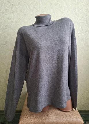 Водолазка. гольф. светр сірий.