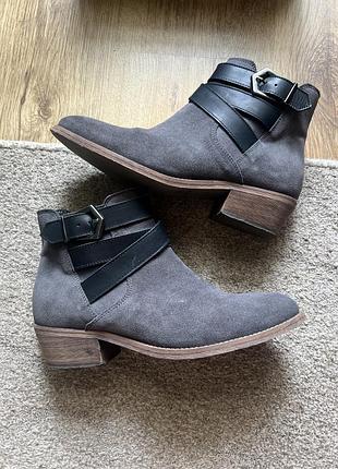 Жіночі замшеві ботинки navyboot р.38