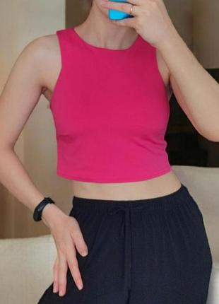 Топ жіночий на літо, рожевий топ