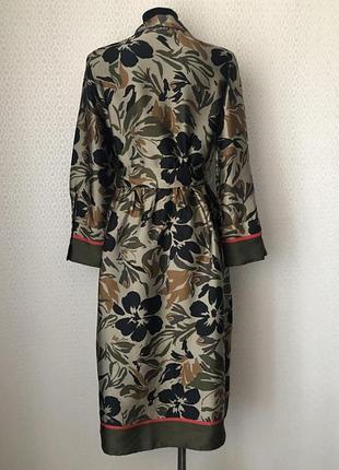 Платье zara цветочный принт 2