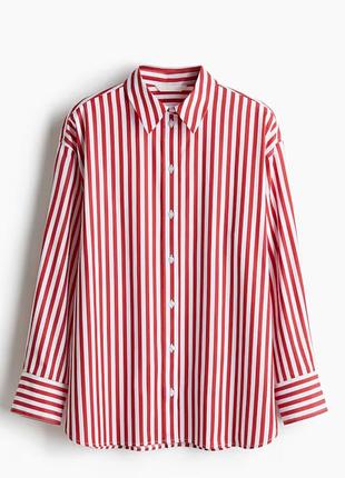 Розкішна сорочка h&m, р.46-48/100%-бавовна