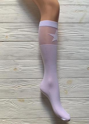 Білі шкільні гольфи для дівчинки