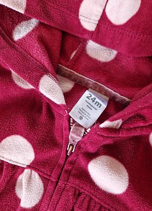 Ромпер флисовый carters 24m 3