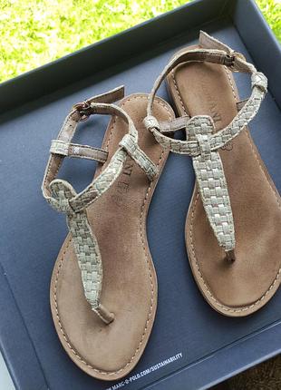Шкіряні сандалі / босоніжки lazamani модель "капри" (італія) 100% шкіра