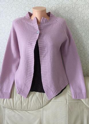 Кардиган жіночий вenlevi вовняний з вовни рожевий кофта з вовни розмір s  m