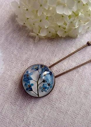 Брошь с цветами