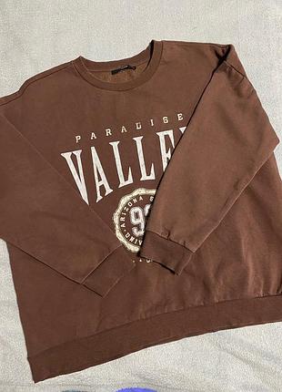 Світшот коричневий