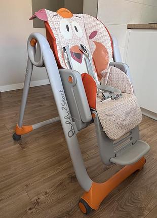 Стул (кресло) для кормления chicco polly 2 start fancy chicken