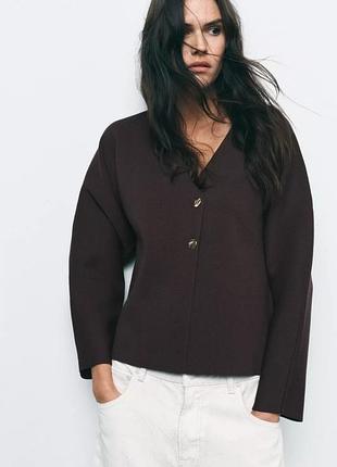 Трикотажний жакет zara