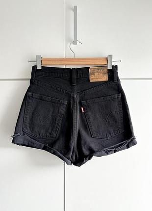 Шорти жіночі levis джинсові чорні
