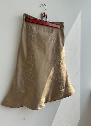 H&m шовкова спідниця 4