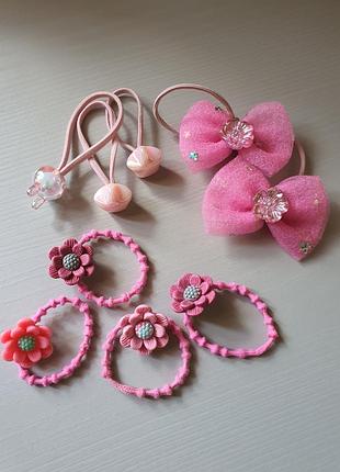 Набор детских резинок, резинок на волосы