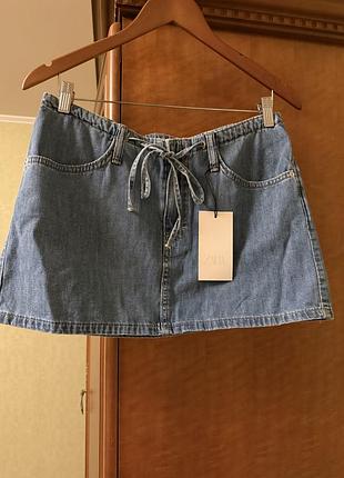 Джинсовая юбка zara