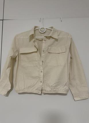 Блузка сорочка з кишенями