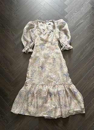 Шелковое платье luisa beccaria, размер 38 (подойдет на xs-s) - итальянская роскошь