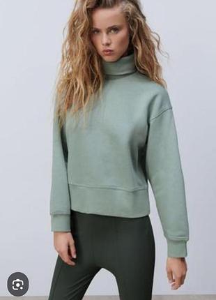 Свитшот оливковый