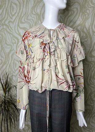 Шифонова блуза h&m