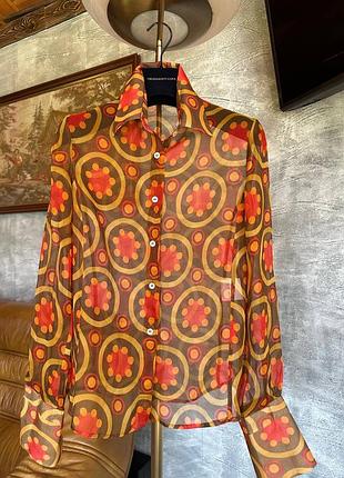 Вінтажна шовкова блуза gianfranco ferre
