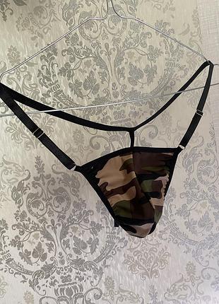 Мужские стринги милитари 3