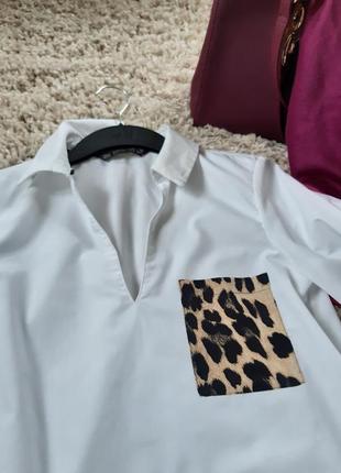 Очень красивая блуза свободного кроя,  zara,  p. xs- s4 фото