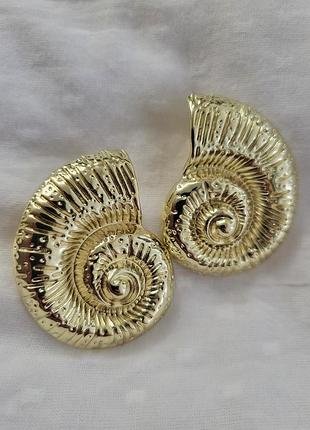 Серьги "мушля"