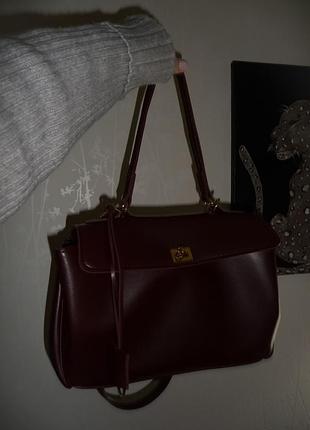 Сумка бургунді 5