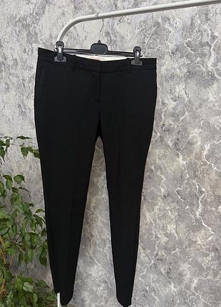 Брюки штани чорні класичні завужені брюки next