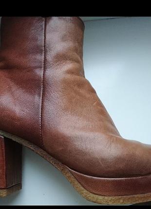 Ботільони кожа