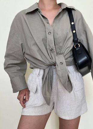 Шорти,сорочка,рубашка льон