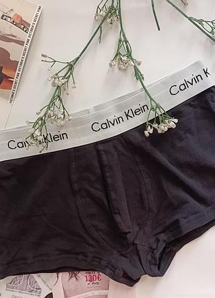 Труси чоловічі базові боксерки котонові чорні calvin klein s c 8 36 44