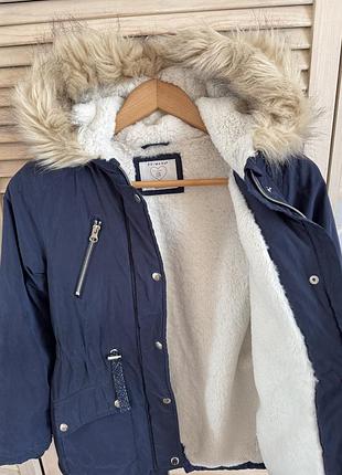 Тепла куртка для дівчинки 👧🏼