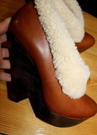 38 розм. ботильйони navyboot. шкіра. made in italy