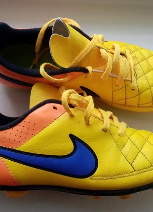 Детские футбольные бутсы nike timempo rio ii(оригинал)