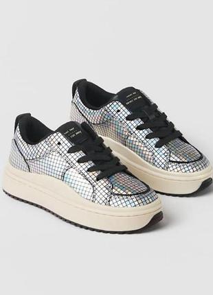 Кроссовки-кеды zara 32